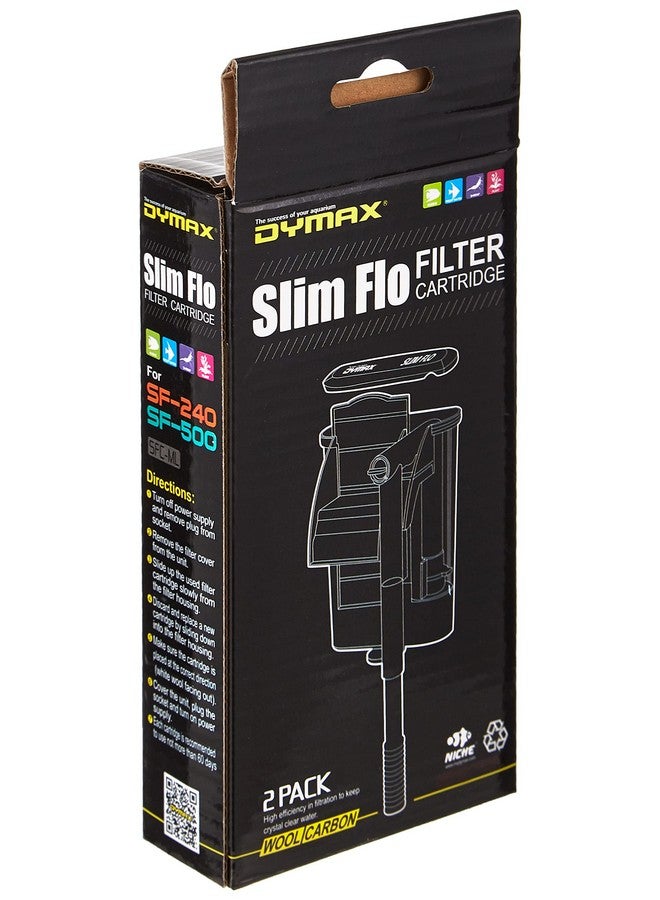 ديماكس خرطوشة فلتر لجهاز Slim FLO SF-240 SF-500 (عبوة من قطعتين) - Image 3