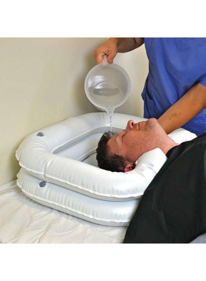 SP Ableware Maddak Easy Shampoo Basin, White (764302000) - Image 2