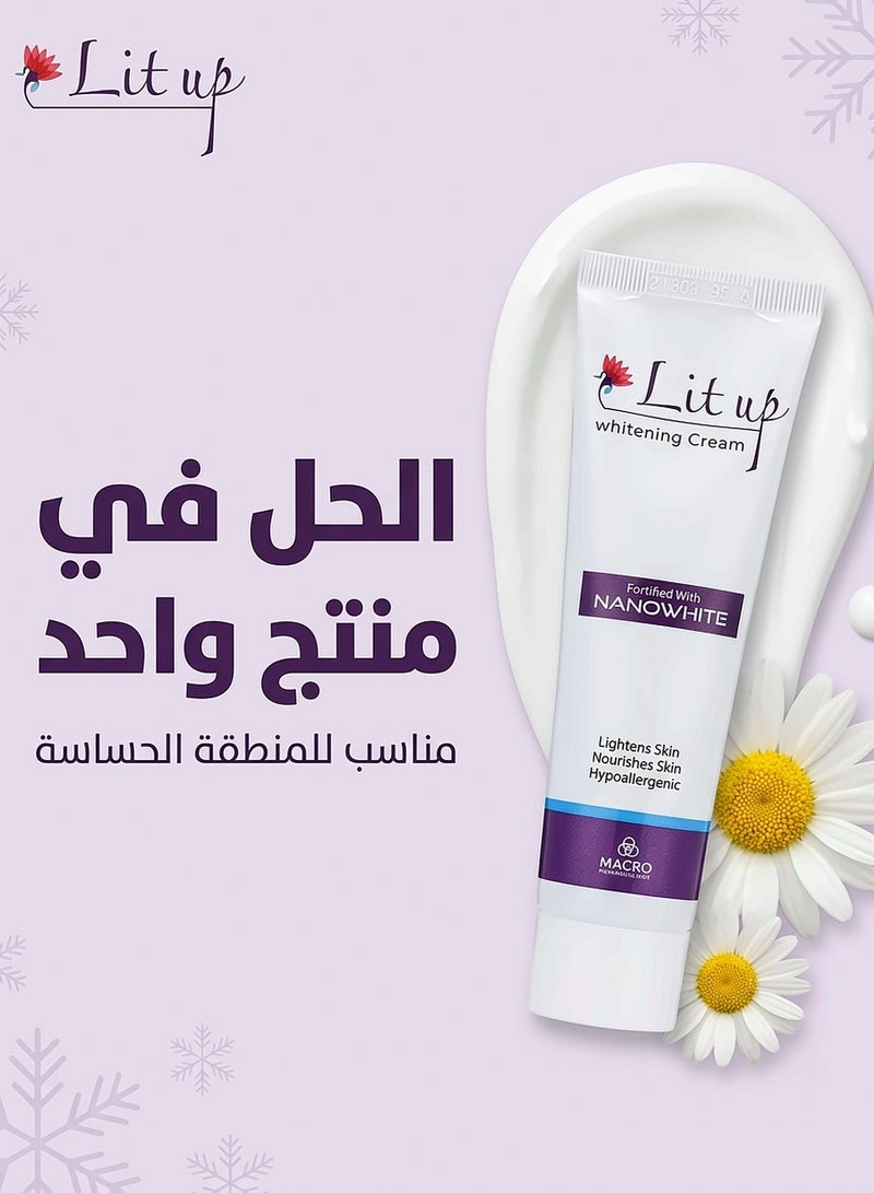 ماكرو كريم التفتيح والتغذية النانو وايت من ليت اب - 50 جرام - Image 3