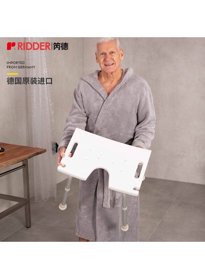 Ridder German Imported Adjustable Height Bathroom Safety Stool, Non-slip Bath Stool For Elderly And Pregnant Women, Step Stool