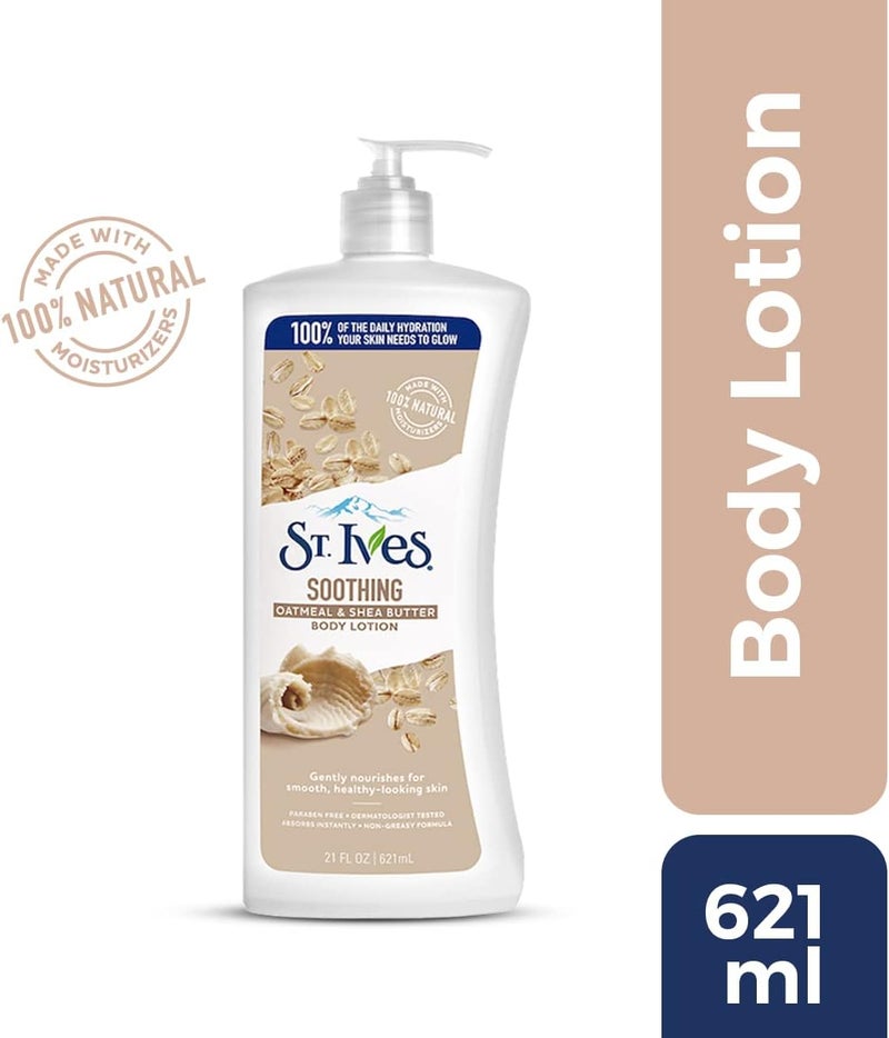 ST. Ives Soothing Oatmeal & Shea Butter Body Lotion 621 ML - Image 1