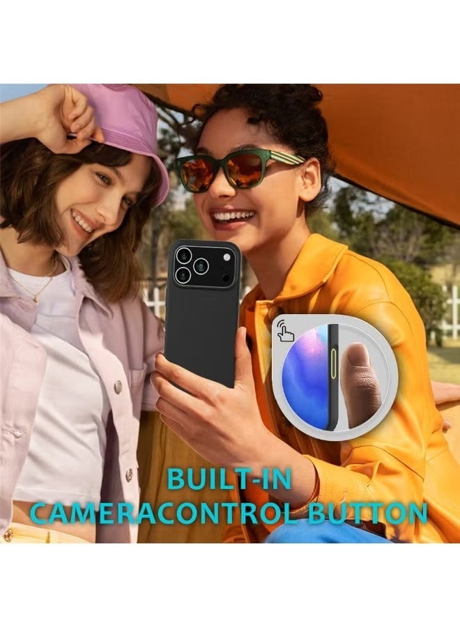 Liquid Silicone Protective Case Compatible with iPhone 17 Pro Max 6.9-Inch, Slim Matte Back Cover, Silky Soft Touch, Shockproof Design, Anti-Fingerprint with Microfiber Lining - Image 3