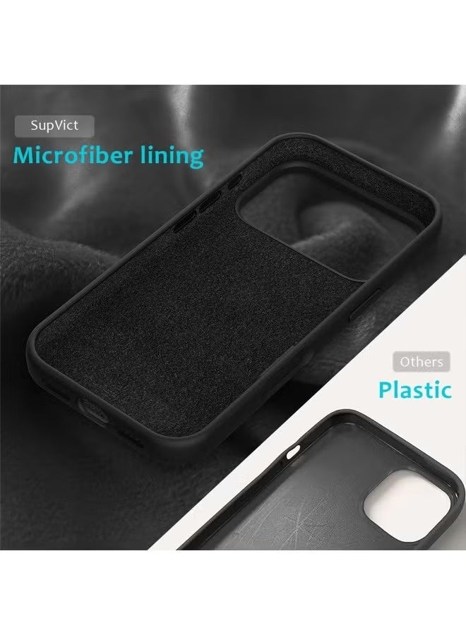 Liquid Silicone Protective Case Compatible with iPhone 17 Pro Max 6.9-Inch, Slim Matte Back Cover, Silky Soft Touch, Shockproof Design, Anti-Fingerprint with Microfiber Lining - Image 4