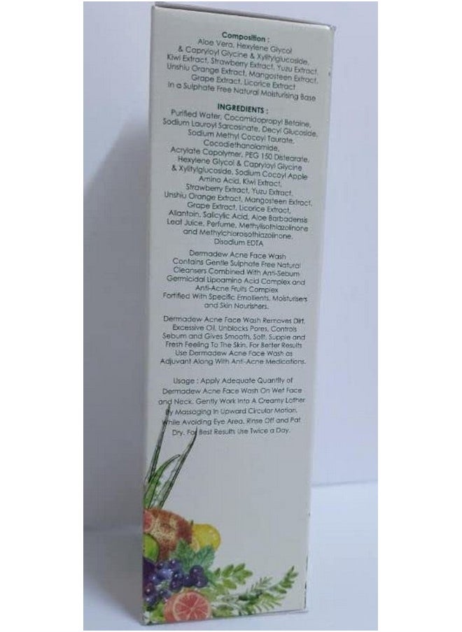 Dermadew - Tube Of 100Ml Acne Face Wash - Image 1