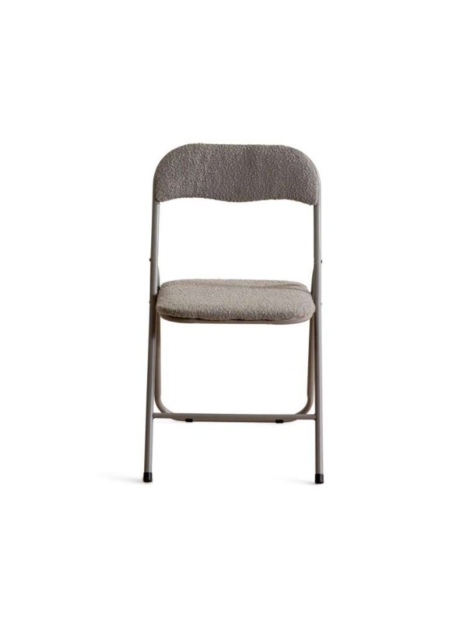 Pan Home ELGIN FOLDING CHAIR - GREY - Image 3