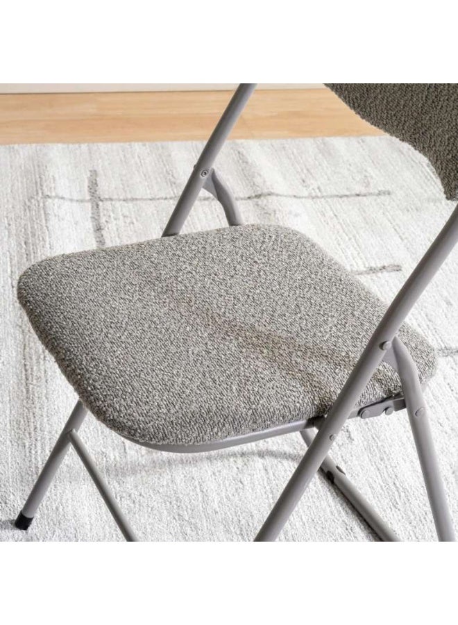 Pan Home ELGIN FOLDING CHAIR - GREY - Image 2