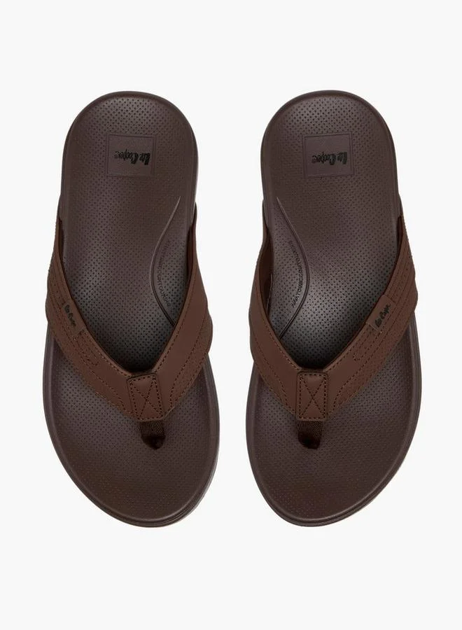 لي كوبر Men Textured Thong Slippers