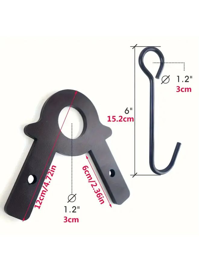 DUOUPA Steel Target Stand Kit 2 Stands with 4 Hooks Yellow Iron Shooting Target Holder for Airsoft Real Gun Practice Durable Outdoor Training Equipment Precision Shooting Airsoft Accessories Sturdy Construction - Image 2