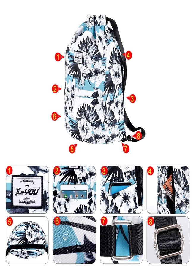 XEYOU Drawstring Sports Backpack Lightweight Gym Yoga Sackpack Shoulder Rucksack Casual Outdoor Daypack for Women and Men - Image 4