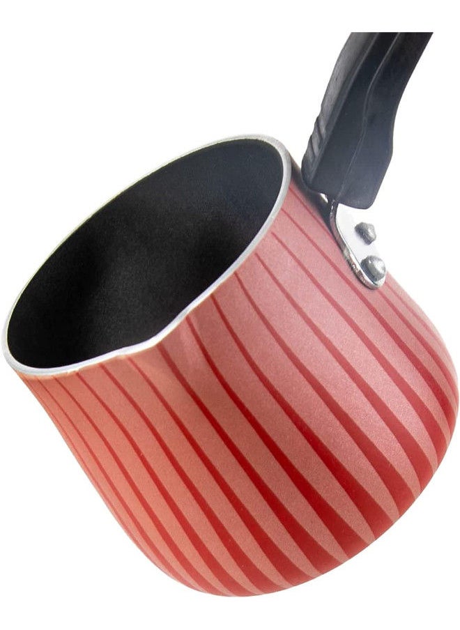 Bister - Stripy Coffee Pot with Bakelite Turkish Coffee Warmer and Butter Melting Pot Size 7x6.5 cm - Image 1