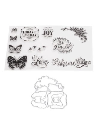 Clear Stamp Kit Unique Shape Decorative Transparent Template Embossing Cutting Die Set for DIY Scrapbook Crafts - pzsku/Z9A2258A07652ABFF5C0FZ/45/_/1732119755/325c0b63-2285-4b24-8599-616dc85786de