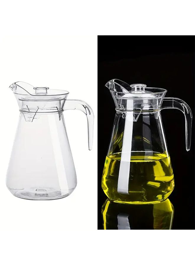 Transparent Plastic PC Pitcher 2000ml With Lid And Spout For Juice Tea - Image 4
