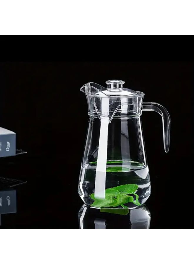 Transparent Plastic PC Pitcher 2000ml With Lid And Spout For Juice Tea - Image 5