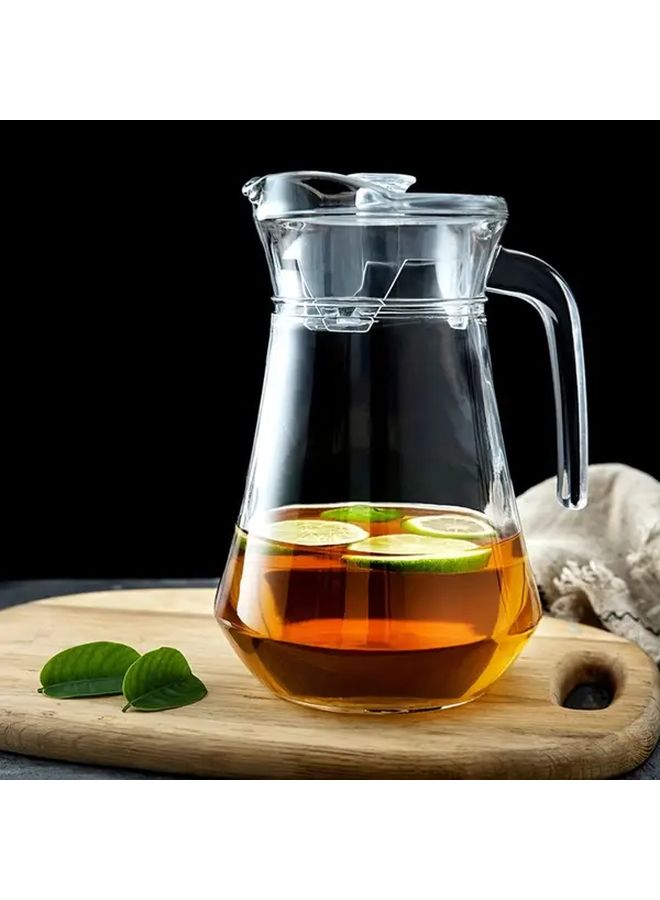 Transparent Plastic PC Pitcher 2000ml With Lid And Spout For Juice Tea - Image 1