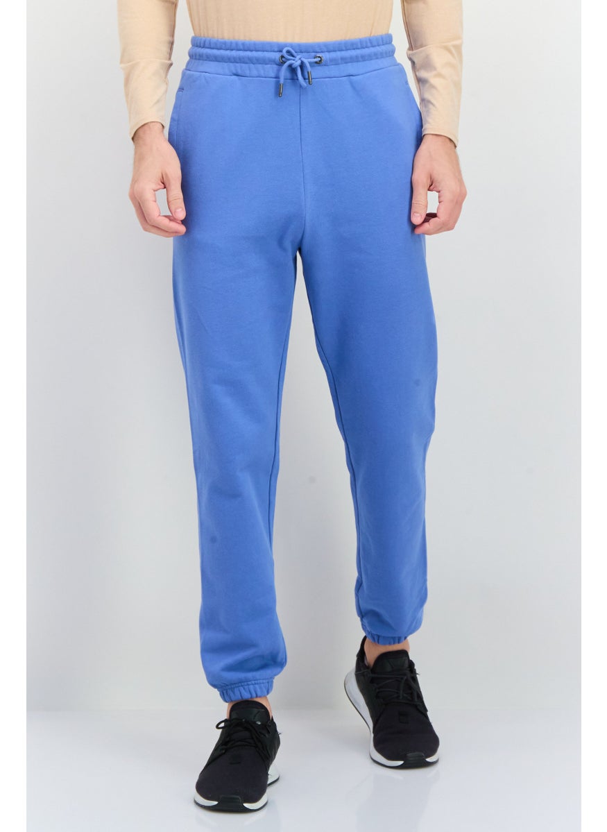Penfield Men Regular Fit Brand Logo Jogger Pants, Light Blue  - Image 1