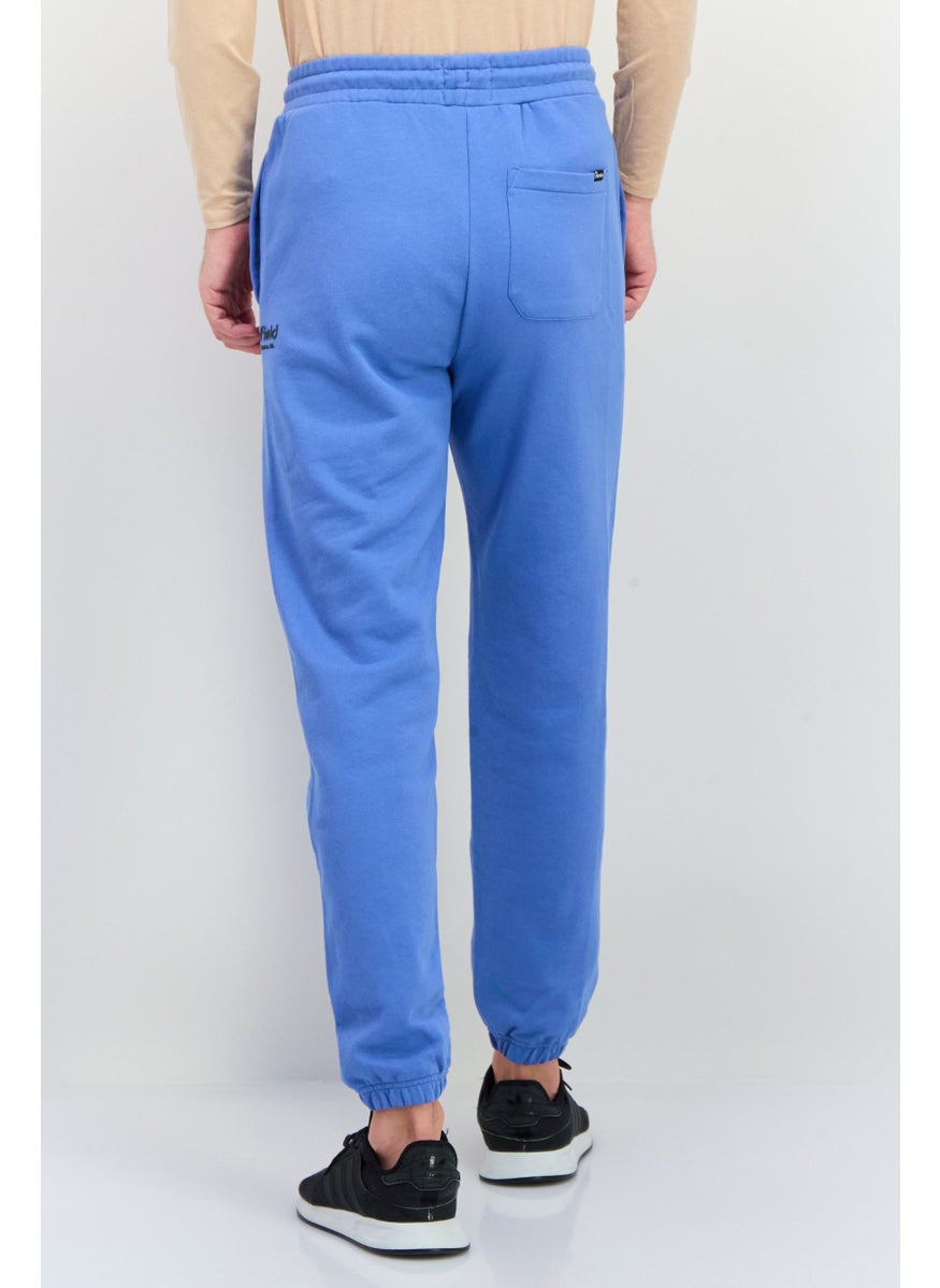 Penfield Men Regular Fit Brand Logo Jogger Pants, Light Blue  - Image 3