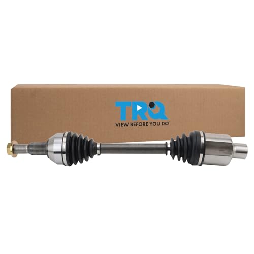TRQ Front Right CV Axle Shaft Assembly Passenger Side Compatible with 2008-2017 Buick Enclave 2009-2017 Chevrolet Traverse 2007-2017 GMC Acadia 2017 Acadia Limited 2007-2010 Saturn Outlook - Image 2
