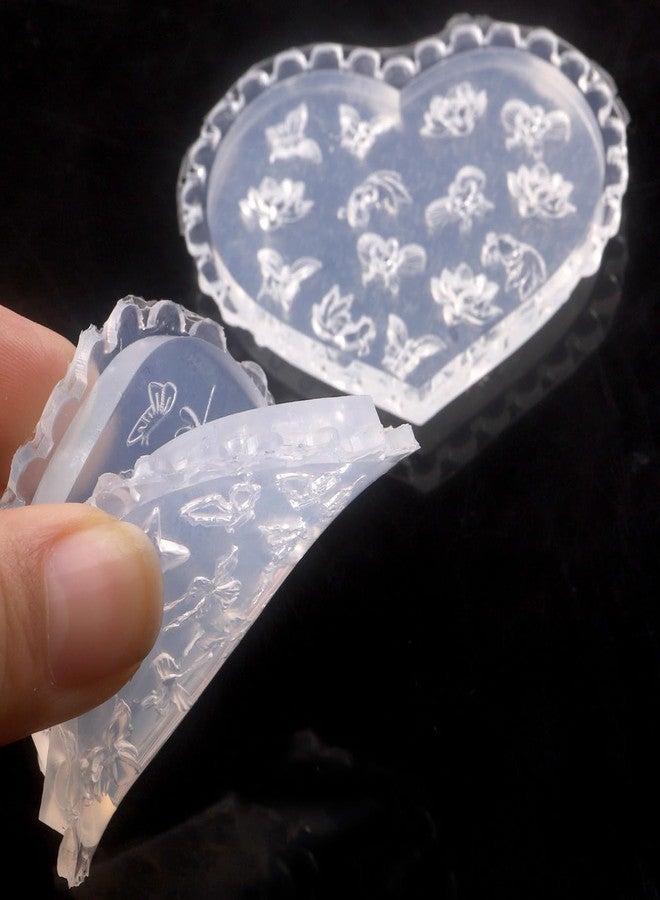 LIFOOST 3D Lotus Flower Nail Art Molds Silicone Carving Template DIY Manicure Tool - Image 5
