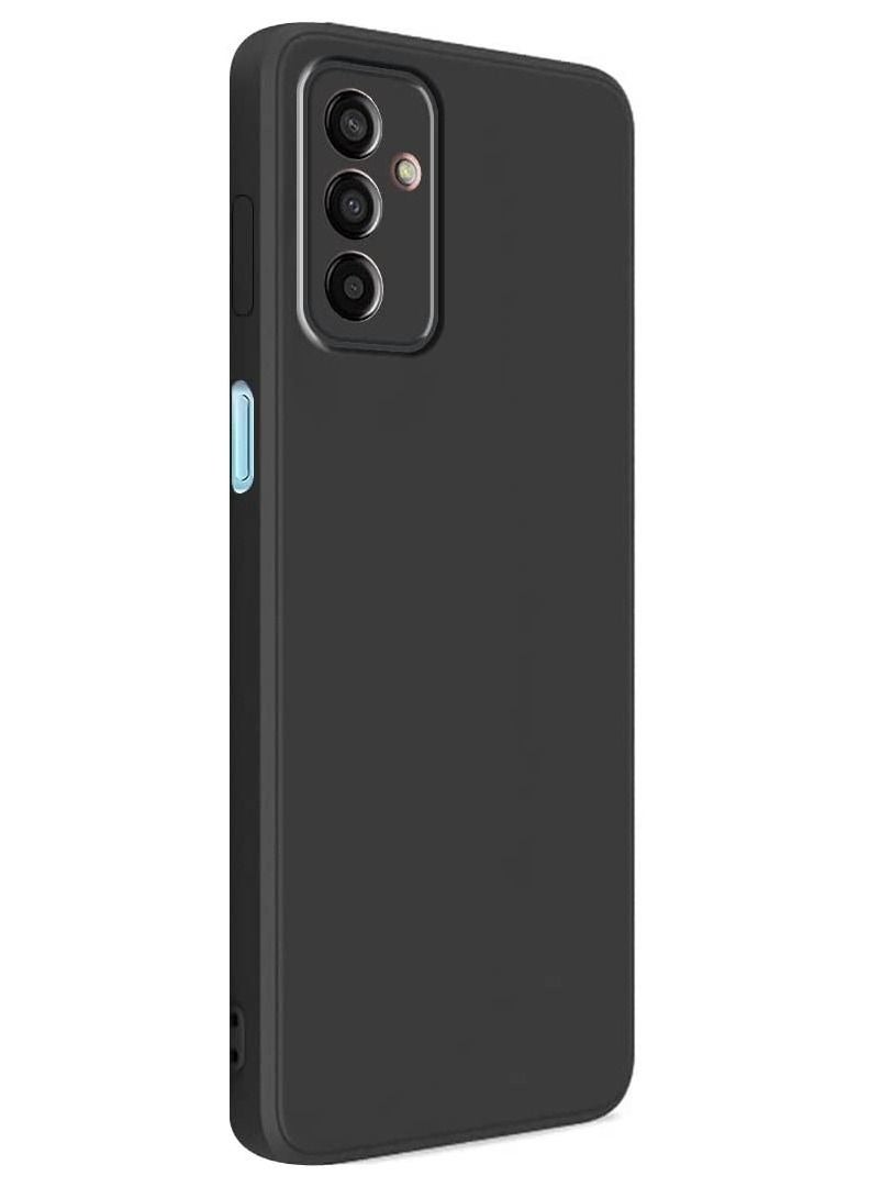 غطاء حماية للكاميرا نحيف للغاية من مادة TPU الناعمة والسيليكون غير اللامع المقاوم للصدمات لهاتف Samsung Galaxy A14 5G باللون الأسود - Image 2