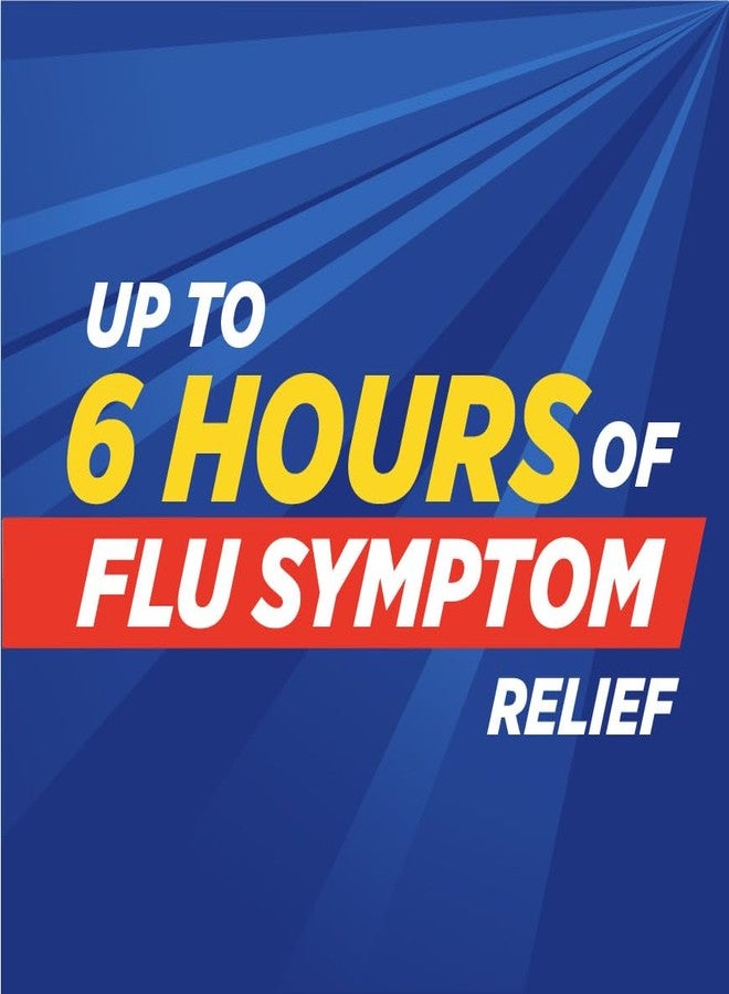 Theraflu Max Strength Nighttime Flu Medicine for Flu Symptom Relief with Acetaminophen, Dextromethorphan HBr, and Chlorpheniramine Maleate, Honey Lemon Flavored - 6 Powder Packets - Image 3