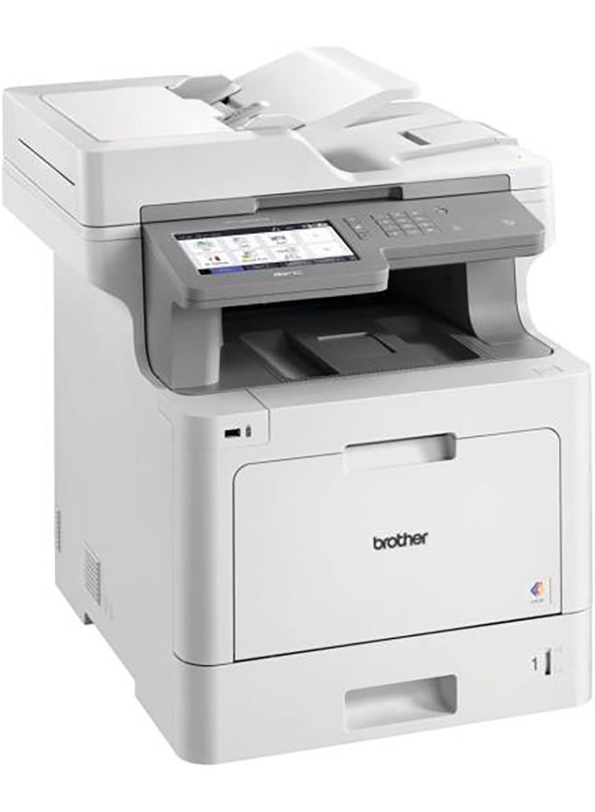 بروذر طابعة ليزر ملونة متعددة الوظائف MFC-L9570CDW، سرعة طباعة 31 صفحة في الدقيقة، طباعة تلقائية على الوجهين، سرعة مسح 100 صورة في الدقيقة، شاشة LCD تعمل باللمس بحجم 6.9 بوصة، إدخال ورق بسعة 300 ورقة، بيضاء | 8CE88800141 - Image 2