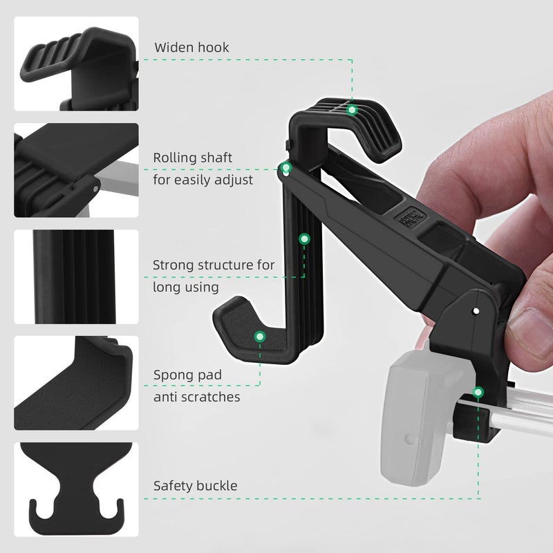 HeiyRC Tablet Holder Mount for DJI Neo, Mini 4K, Mini 4 Pro, Mini 3/3 Pro, Mini 2 SE, AIR 3, Mavic 3 Pro, Mavic Air 2S Adjustable Remote Controller Extended Bracket for iPad mini/Air Accessories - Image 3