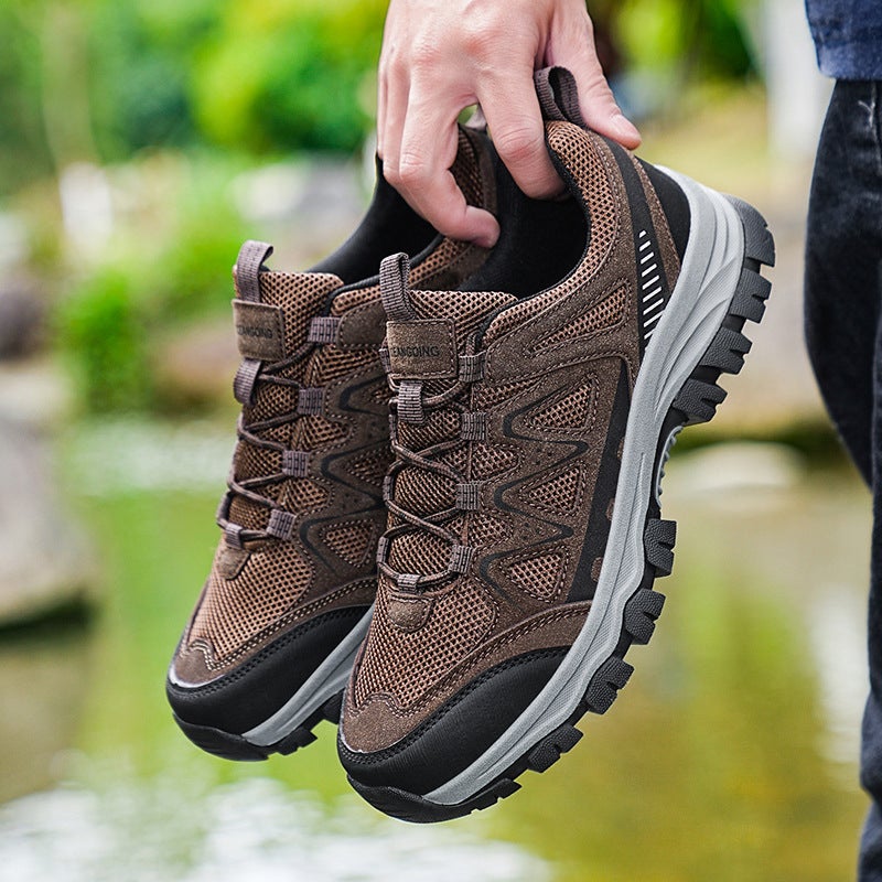 Outdoor Men'S Shoes Casual Hiking Shoes Large Size Breathable Shoes Trendy Shoes Men'S Casual Shoes Travel Hiking Hiking Shoes - Image 3