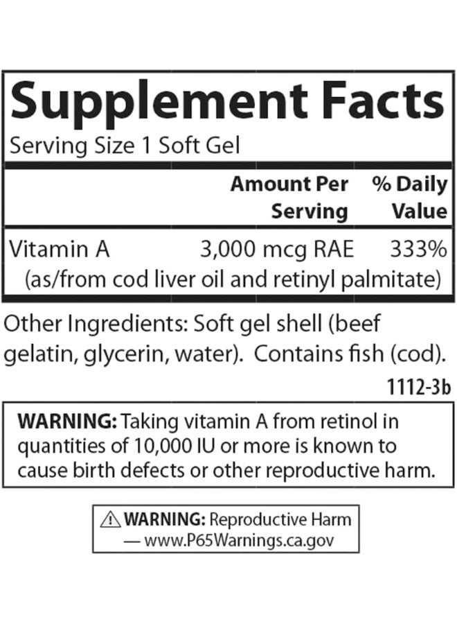Carlson كبسولات فيتامين أ لدعم الرؤية - Image 4