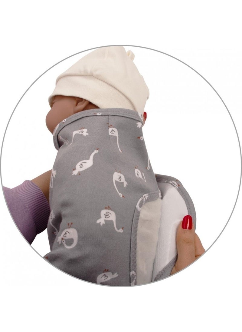 Sevi Bebe New Season 0-3 Months Patterned Cotton Interlock Baby Swaddle - Mommyslab Store  - Image 3