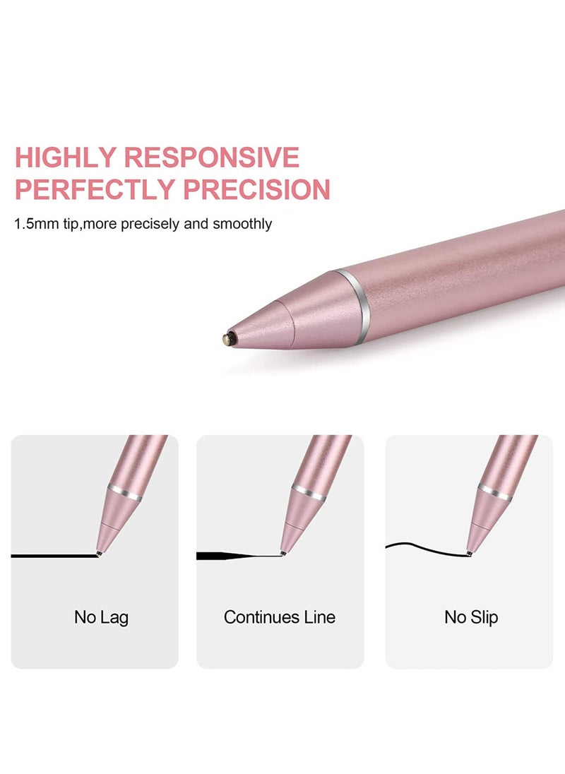 ELTRAZONE - Active Stylus Pens for Touch Screens, Rechargeable Digital Stylish Pen Pencil Universal for iPhone/iPad Pro/Mini/Air/Android and Most Capacitive Touch Screens - Image 1