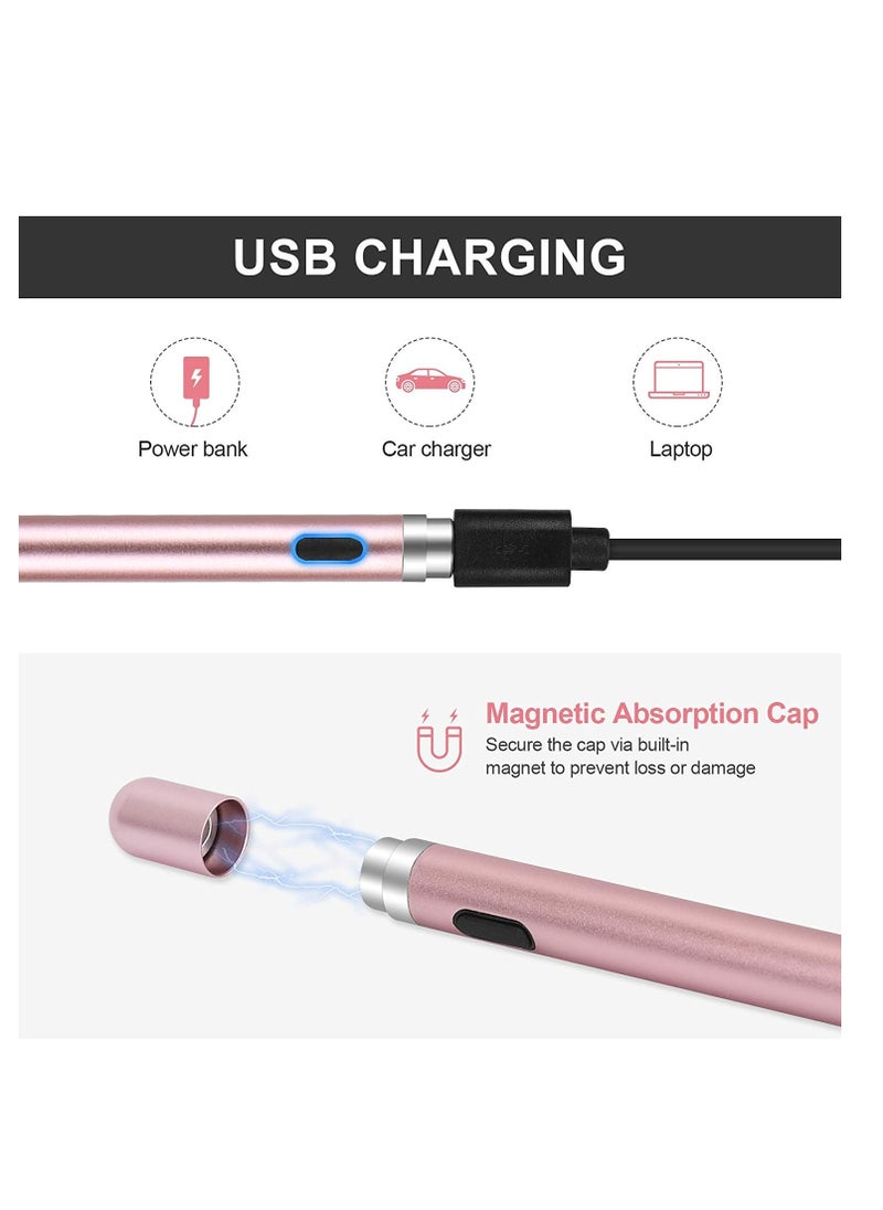 ELTRAZONE - Active Stylus Pens for Touch Screens, Rechargeable Digital Stylish Pen Pencil Universal for iPhone/iPad Pro/Mini/Air/Android and Most Capacitive Touch Screens - Image 1