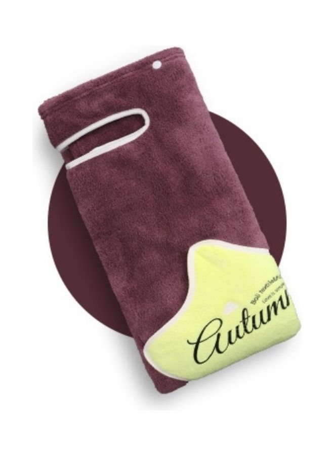 NIBEMINENT Soft Drying Skirt Bath Towel Purple 30X20X5cm