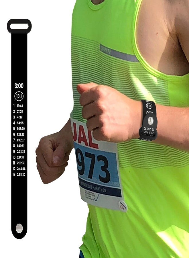 BibBoards Marathon Pace Band Half Marathon 3:00 - Your Personal Pace Coach for Races, Training - Waterproof, Lightweight Race Pace Band to Crush Goals - Running Accessories for Half & Full Marathons - Image 1