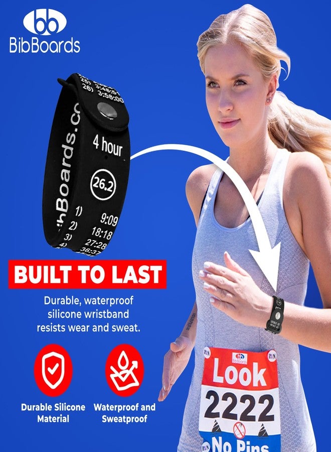 BibBoards Marathon Pace Band Half Marathon 3:00 - Your Personal Pace Coach for Races, Training - Waterproof, Lightweight Race Pace Band to Crush Goals - Running Accessories for Half & Full Marathons - Image 4