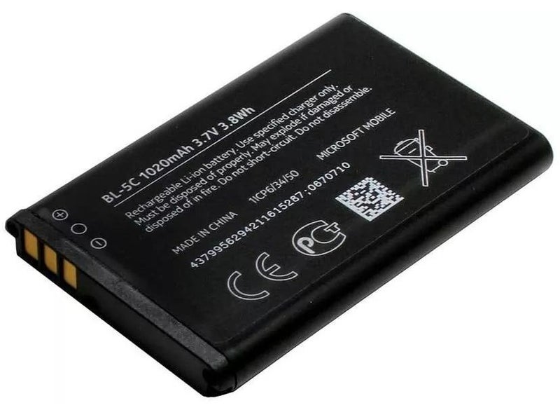 Noki Original BL-5C 1020mAh Lithium  Battery Black - Image 1