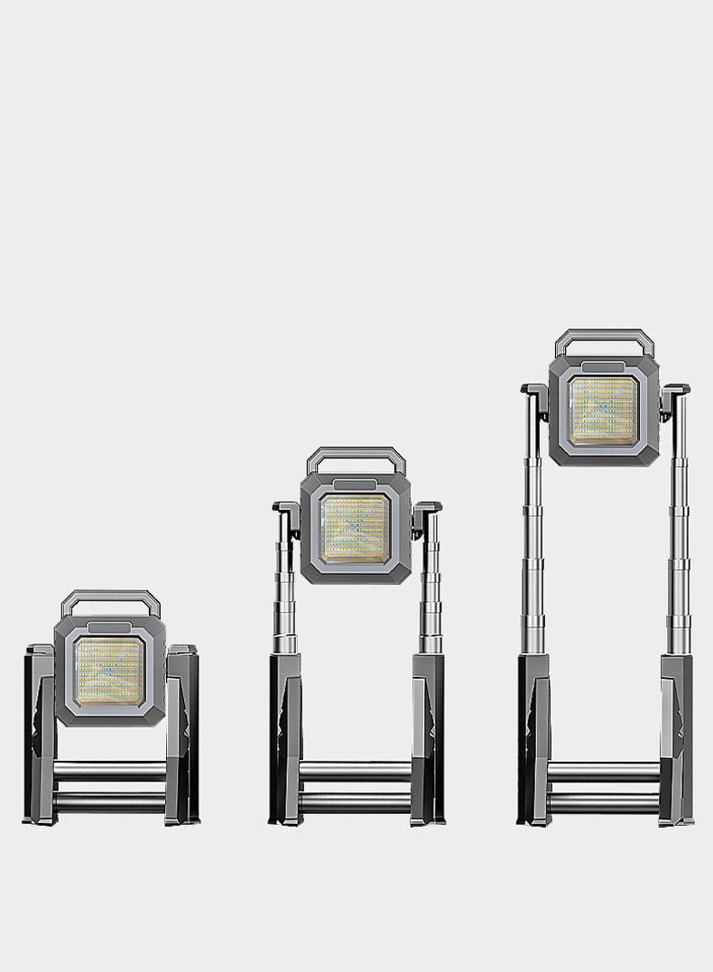 Generic Heavy Duty Professional Work Light With Telescopic Stand Rechargeable and Power Bank - Image 5