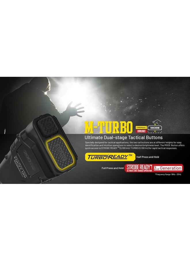 NITECORE Nitecore EDC27 UHi 3100 lumens Flat EDC Flashlight, USB-C Rechargeable, High Lumen Slim with Digital Display and LumenTac Case  - Image 3