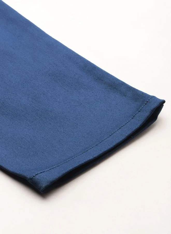 The Indian Garage Co Men Slim Fit Solid Mid-Rise Stretchable Chinos