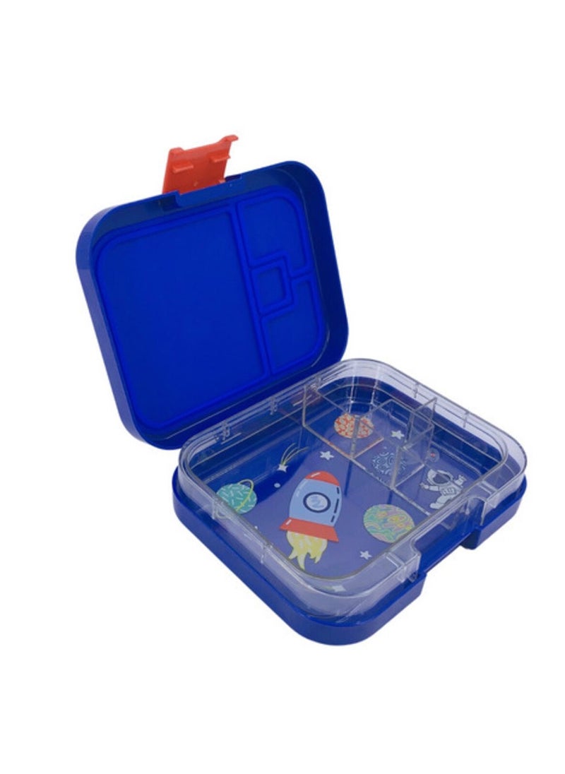 TINY WHEEL Tiny Wheel Baby Lunch Box 4 Compartments Blue (Space)  - Image 4