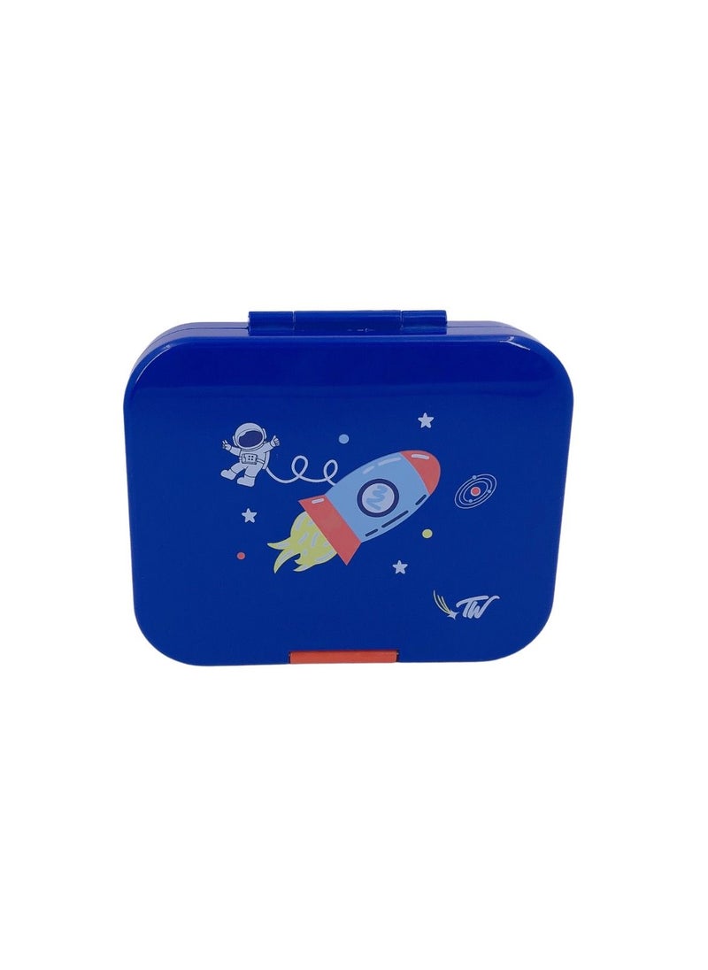TINY WHEEL Tiny Wheel Baby Lunch Box 4 Compartments Blue (Space)  - Image 1