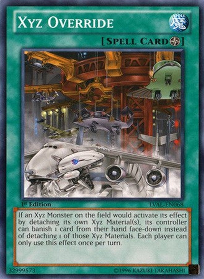 YU-GI-OH! - Xyz Override (LVAL-EN068) - Legacy of The Valiant - 1st Edition - Common