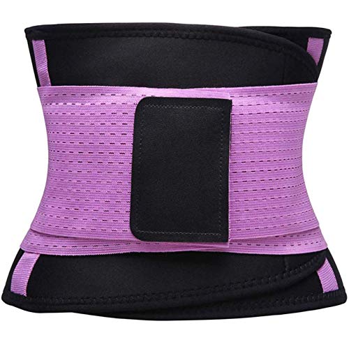 VENUZOR Waist Trainer Belt for Women - Waist Cincher Trimmer - Slimming Body Shaper Belt - Sport Girdle Belt (UP Graded)(Purple,Small) - Image 3