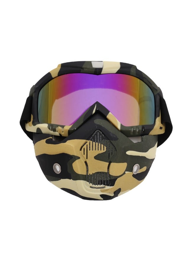 Generic Premium Quality Bike & Motorcycle Face Mask – Breathable, Reusable, and Adjustable Windproof Balaclava for All-Weather Protection – UV Resistant, Lightweight, and Comfortable for Long Rides – Ideal for Bikers and Cyclists - Multicolor - Image 3