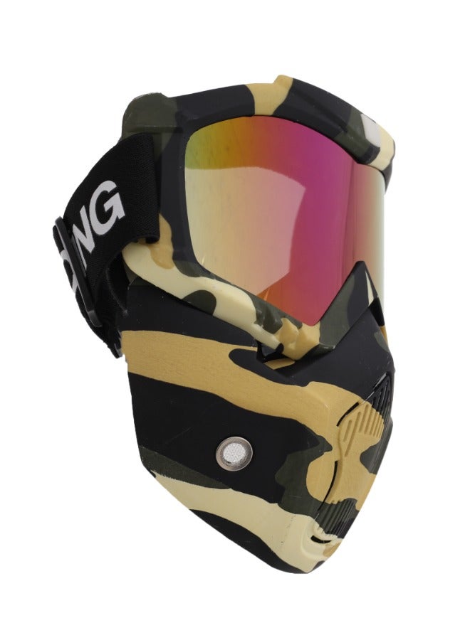 Generic Premium Quality Bike & Motorcycle Face Mask – Breathable, Reusable, and Adjustable Windproof Balaclava for All-Weather Protection – UV Resistant, Lightweight, and Comfortable for Long Rides – Ideal for Bikers and Cyclists - Multicolor - Image 2