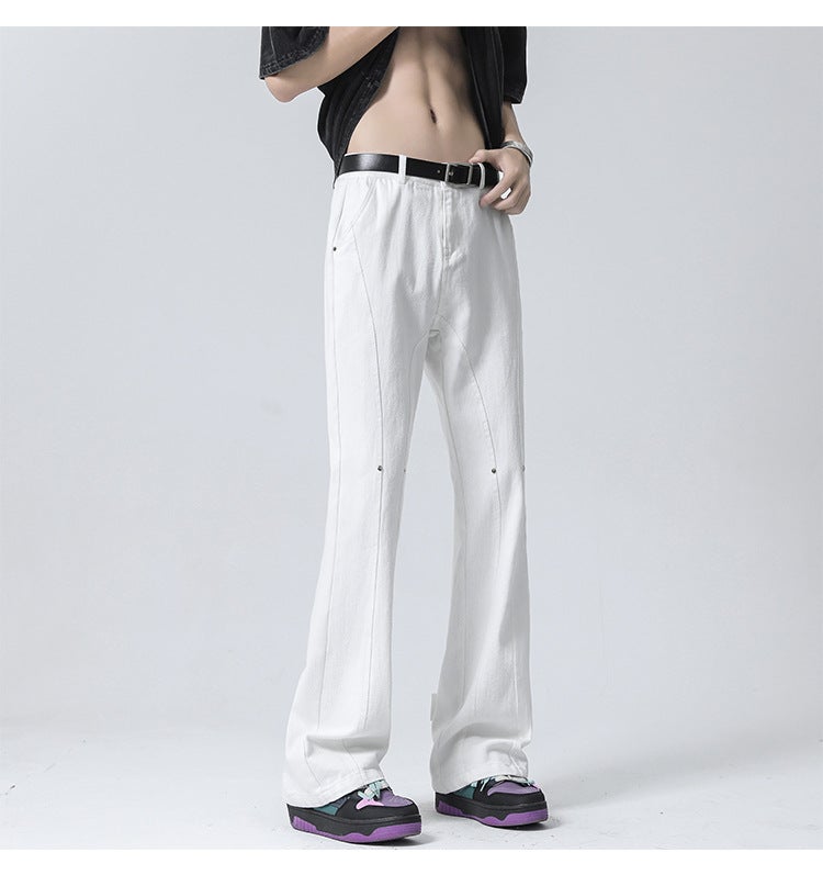 Unisex Classic Denim Jeans Loose Fit Daily Outdoor Wear - Image 5