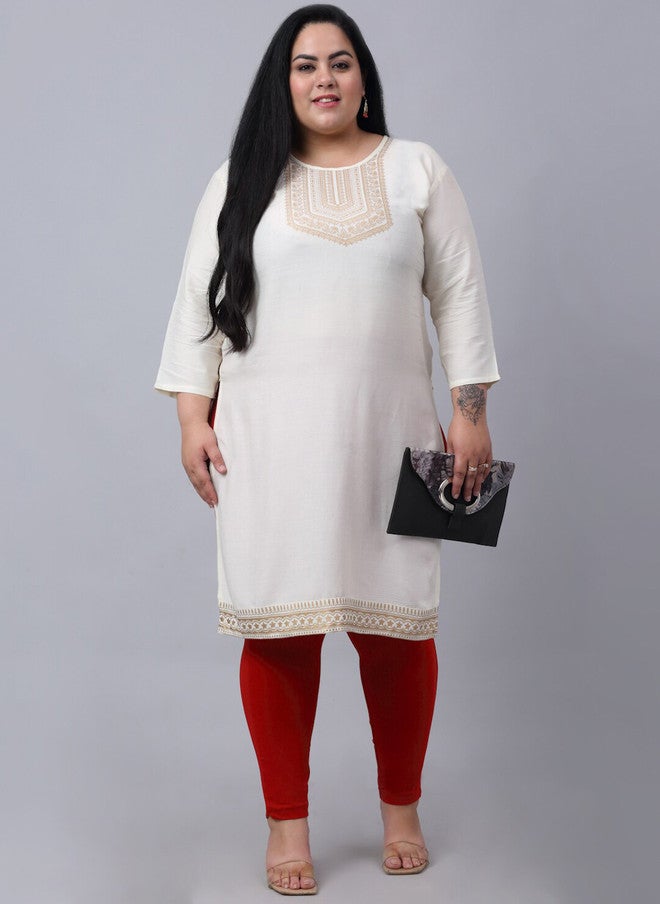 Trend Level Women Plus Size Super Regular Fit Easy Wash Casual Trousers - Image 4
