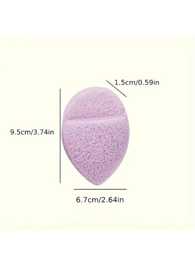 2pcs Grey Facial Cleansing Sponge Glove Soft Makeup Remover and Face Wash Pad - Image 5