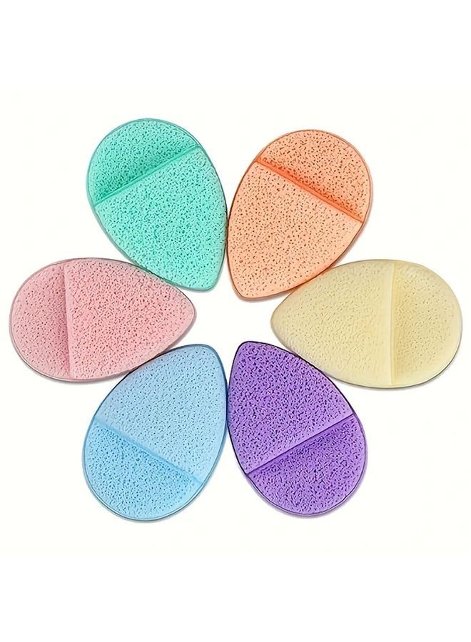 2pcs Grey Facial Cleansing Sponge Glove Soft Makeup Remover and Face Wash Pad - Image 3