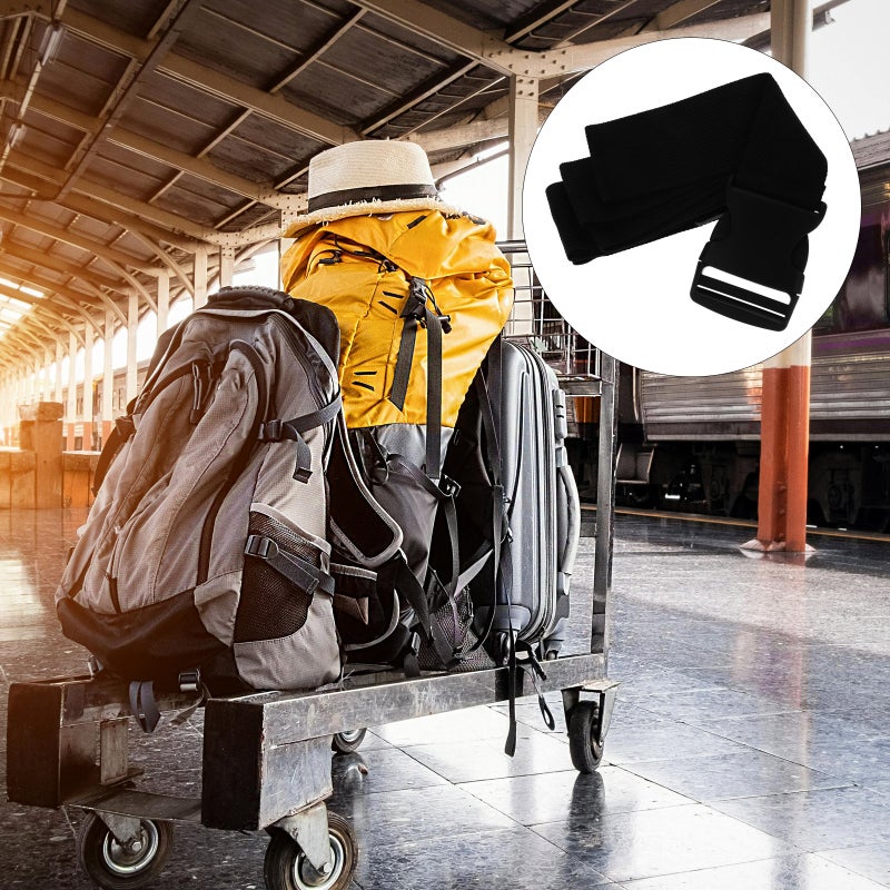 👕 حزام تمديد حقيبة متين للأمتعة ومعدات السفر مع إبزيم موثوق - Image 1
