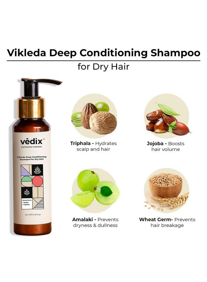 Vedix Customized Hair Fall Control & Dandruff Care Regimen For Dry Hair- Normal-Oily Scalp & Straight Hair, 3 Product Ayurvedic Hair Care Kit-Ayurvedic Hair Oil, Shampoo, Hair Growth Serum, Off White - Image 5